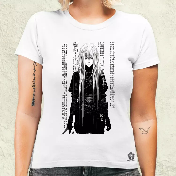 Cyberpunk manga lány v5 női póló