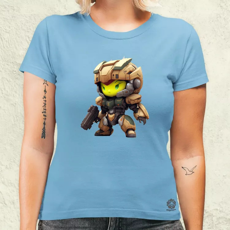 Gundam Halo fanart v1 női póló