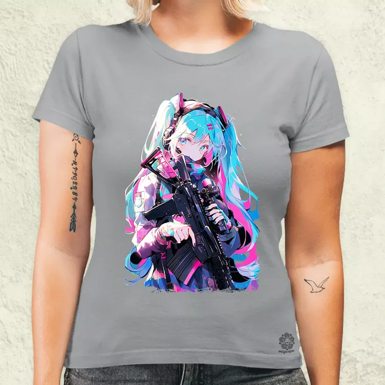 Hatsune Miku fanart v1 női póló