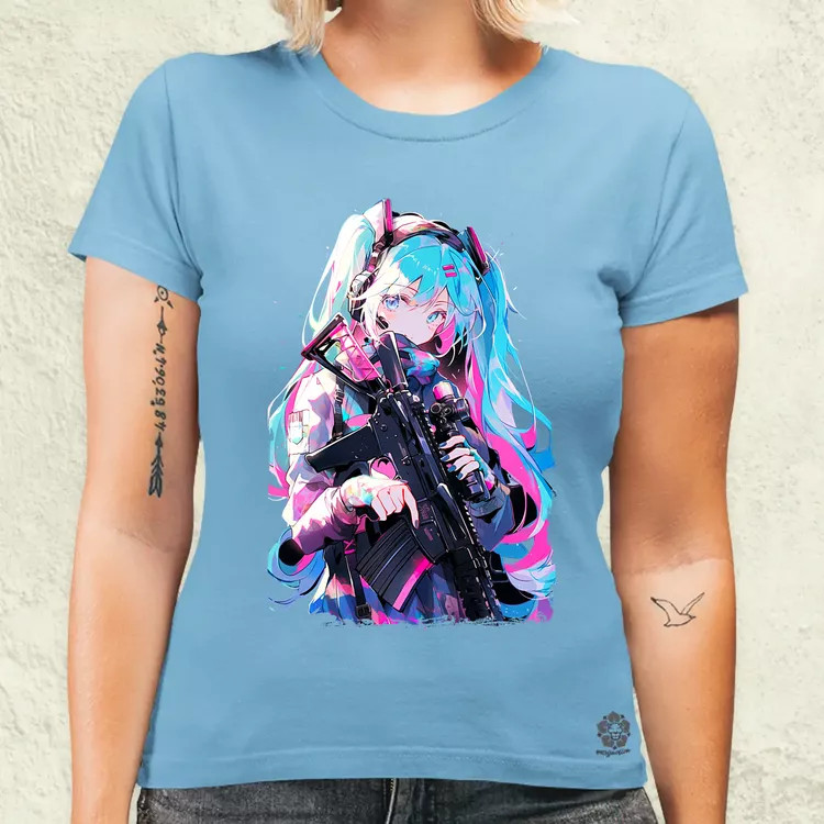 Hatsune Miku fanart v1 női póló