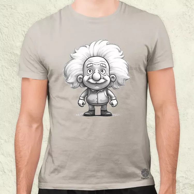 Kawaii Einstein v1 férfi póló