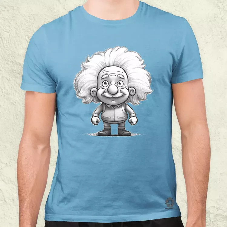 Kawaii Einstein v1 férfi póló