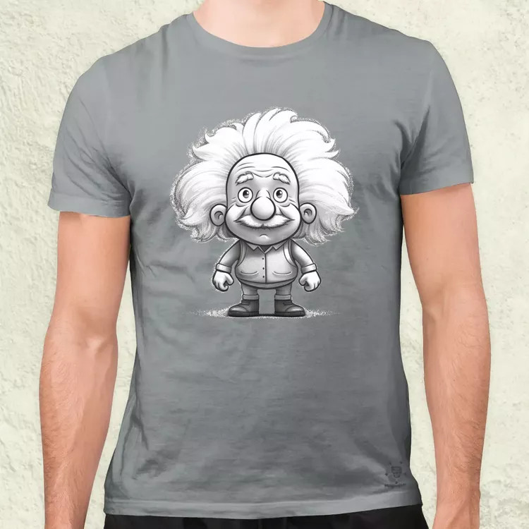 Kawaii Einstein v1 férfi póló