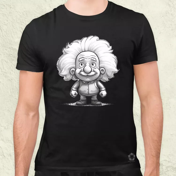Kawaii Einstein v1 férfi póló