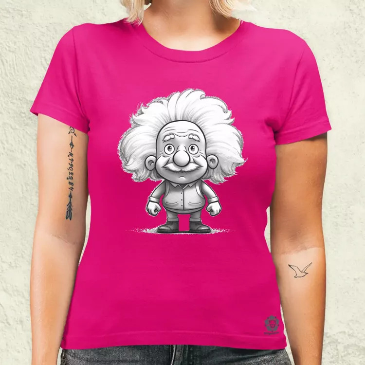 Kawaii Einstein v1 női póló