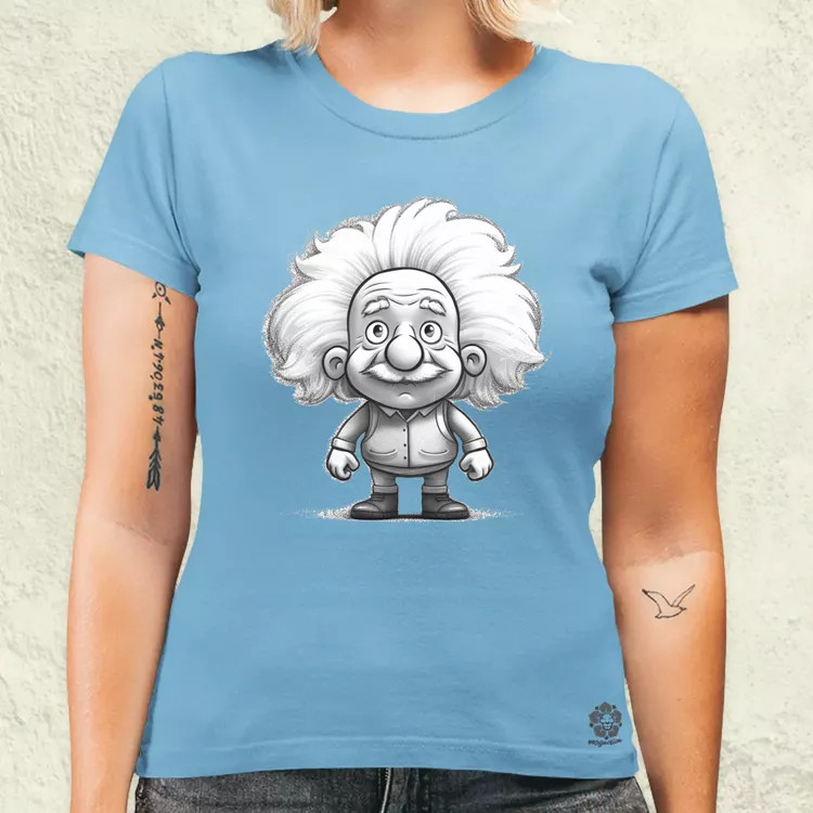 Kawaii Einstein v1 női póló