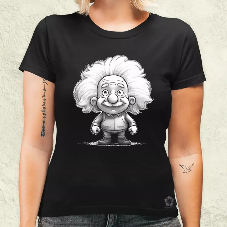 Kawaii Einstein v1 női póló