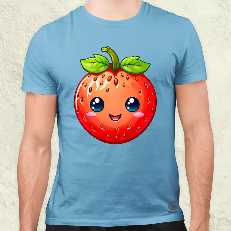 Kawaii eper férfi póló