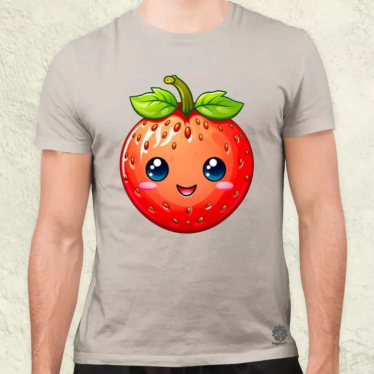 Kawaii eper férfi póló
