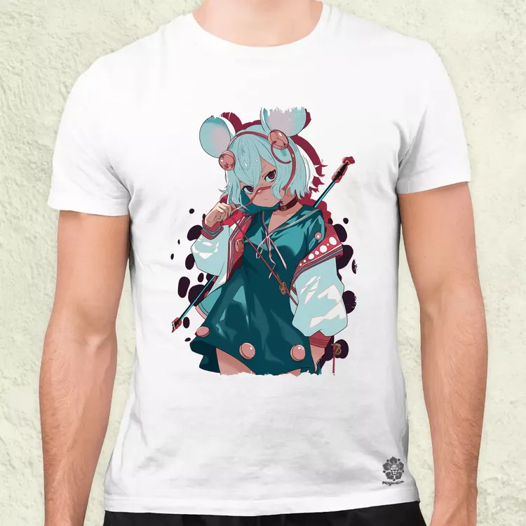Szupercuki anime lány v2 férfi póló