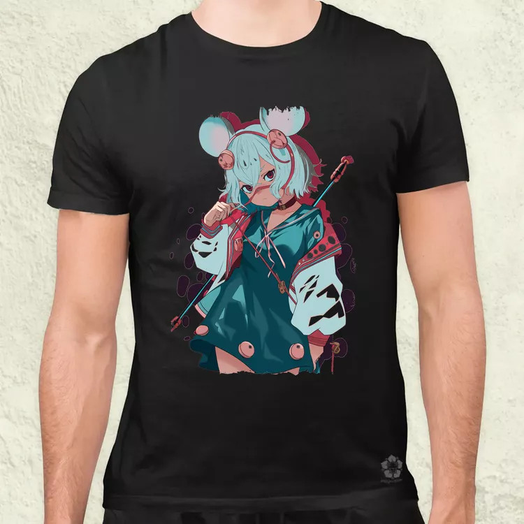 Szupercuki anime lány v2 férfi póló