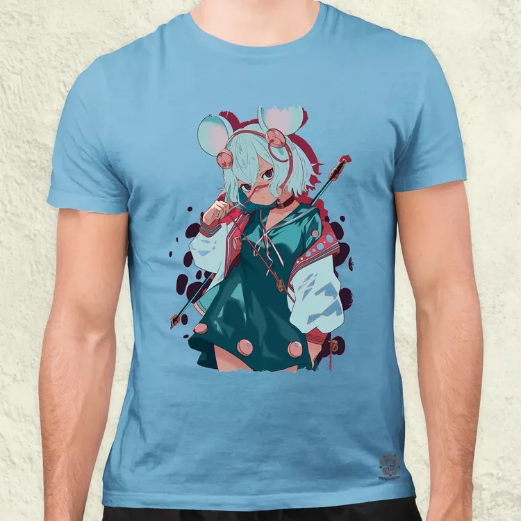 Szupercuki anime lány v2 férfi póló