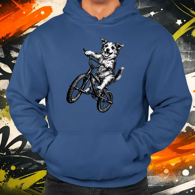 BMX kutya férfi pulóver