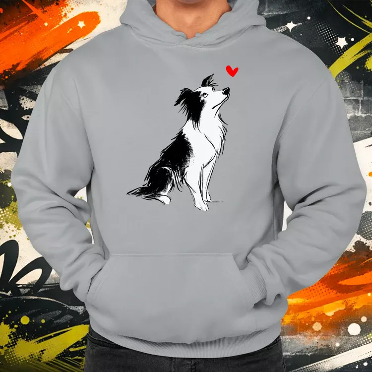 Border Collie skeccs férfi pulóver