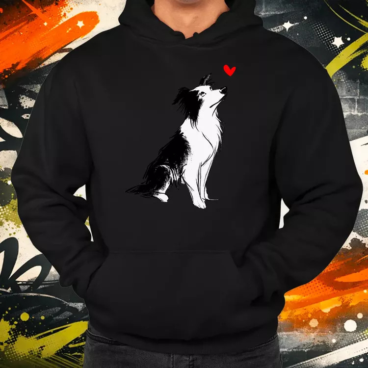 Border Collie skeccs férfi pulóver