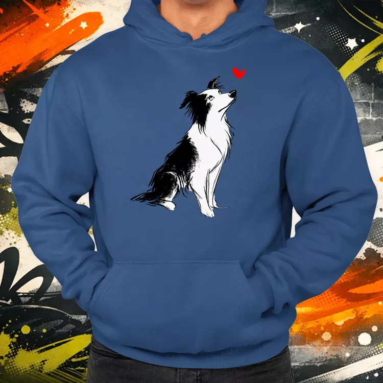 Border Collie skeccs férfi pulóver