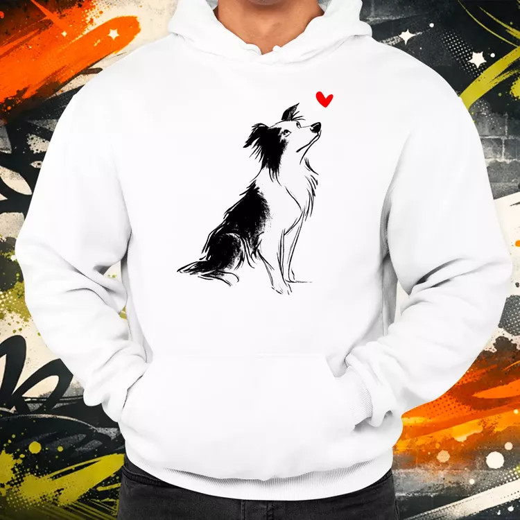 Border Collie skeccs férfi pulóver