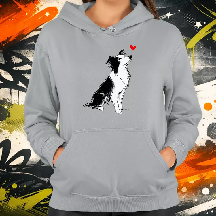 Border Collie skeccs női pulóver