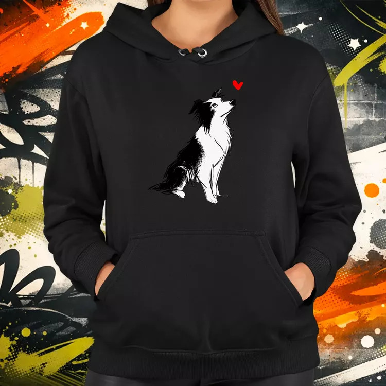 Border Collie skeccs női pulóver