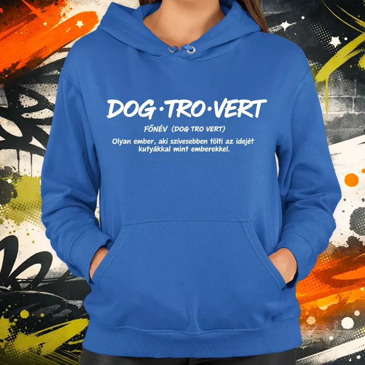 Dogtrovert fehér női pulóver