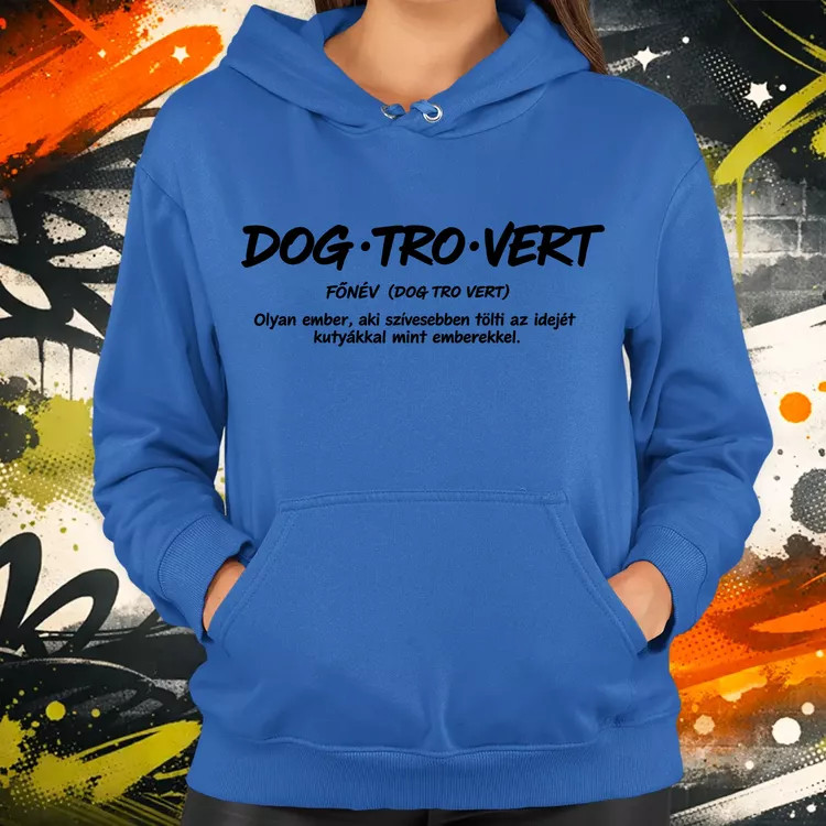 Dogtrovert fekete női pulóver