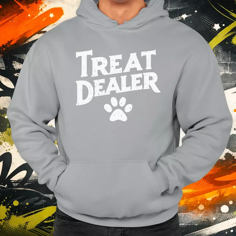 Treat Dealer fehér férfi pulóver
