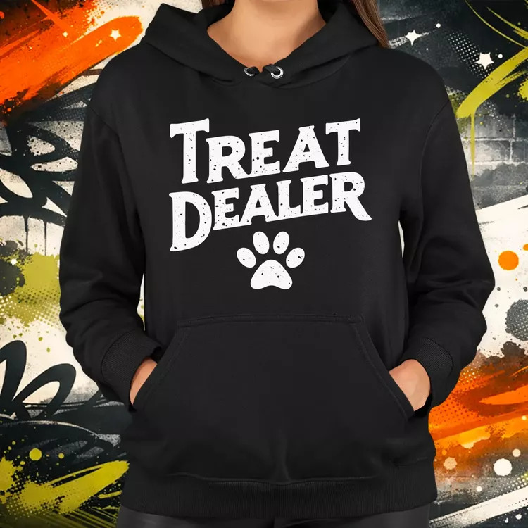 Treat Dealer fehér női pulóver