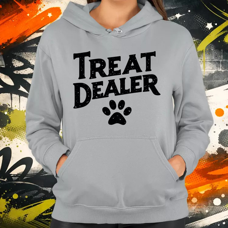 Treat Dealer fekete női pulóver