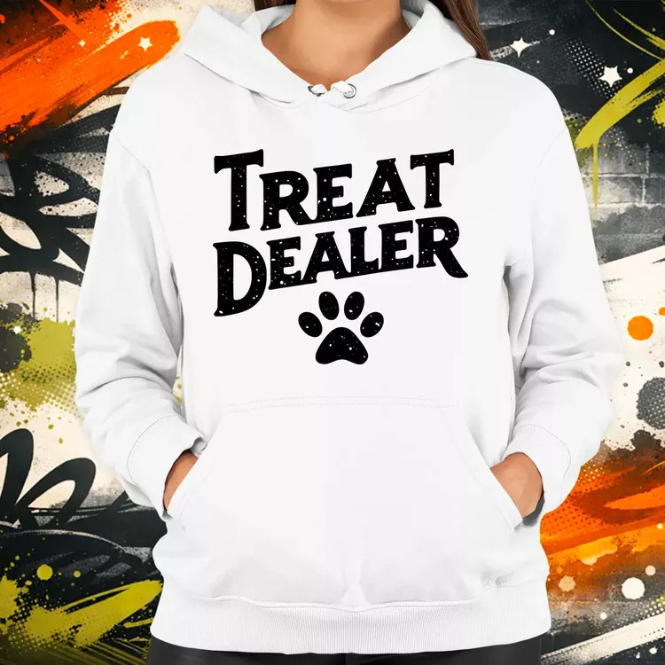 Treat Dealer fekete női pulóver