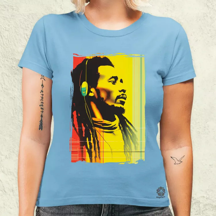 Bob Marley v2 női póló