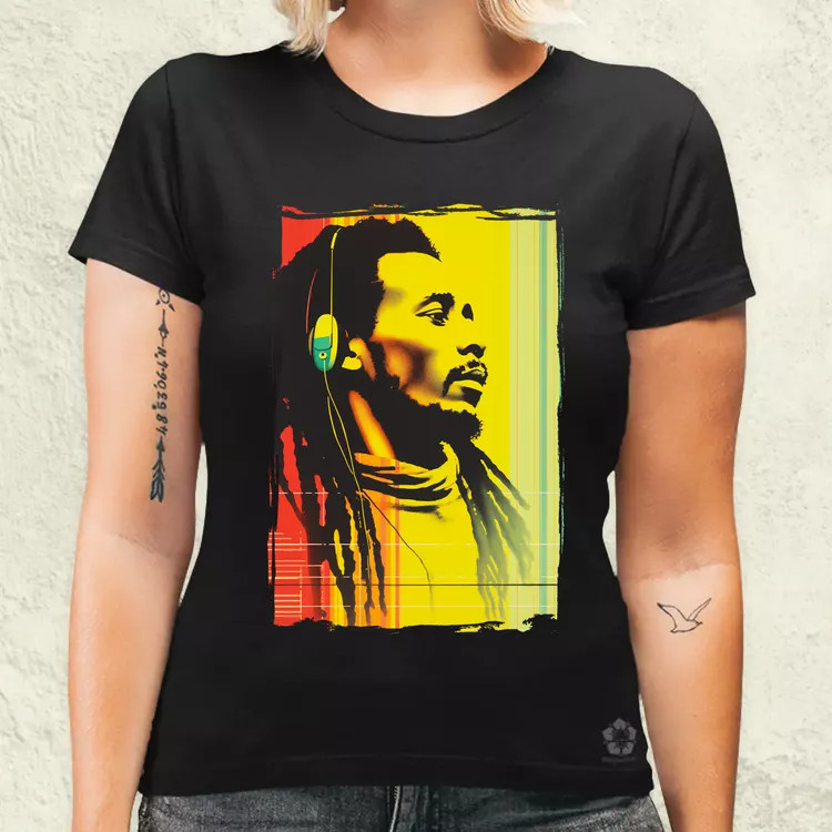 Bob Marley v2 női póló