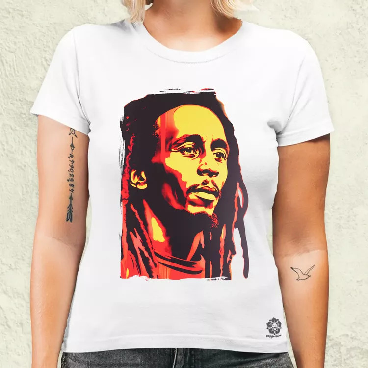 Bob Marley v4 női póló