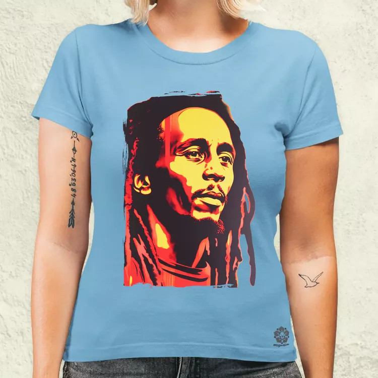 Bob Marley v4 női póló