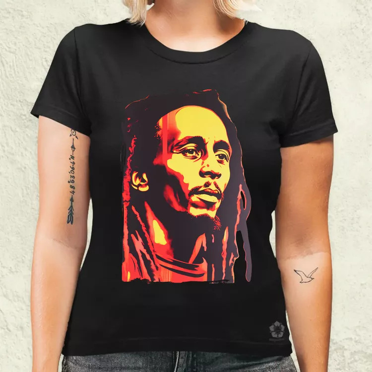 Bob Marley v4 női póló
