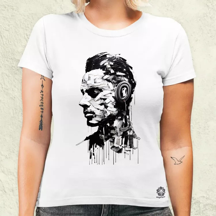 Dave Gahan portré v1 női póló