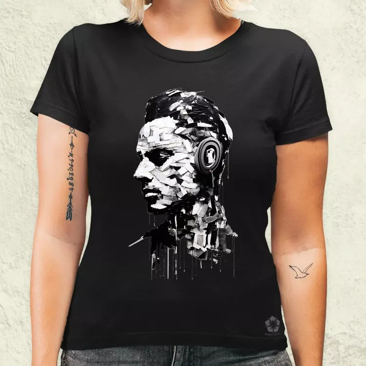 Dave Gahan portré v1 női póló