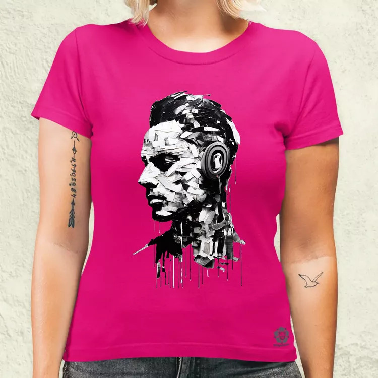 Dave Gahan portré v1 női póló