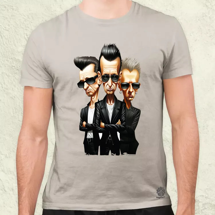 Depeche Mode karikatúra v1 férfi póló