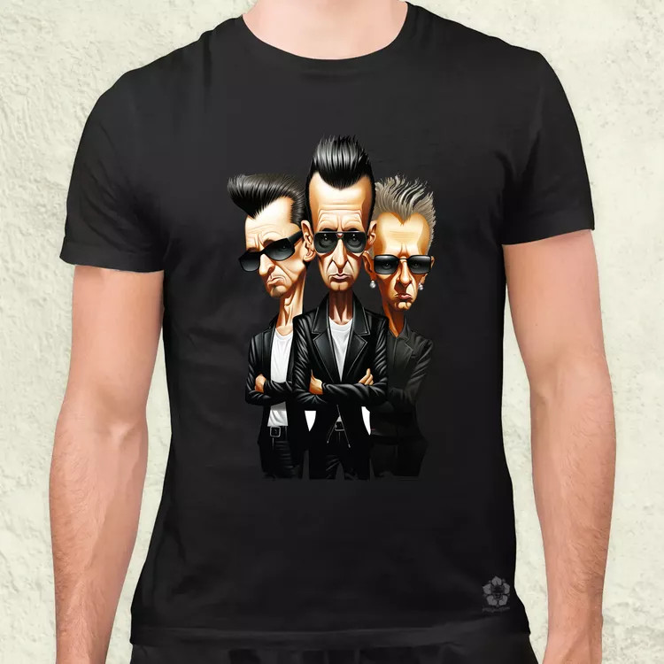 Depeche Mode karikatúra v1 férfi póló