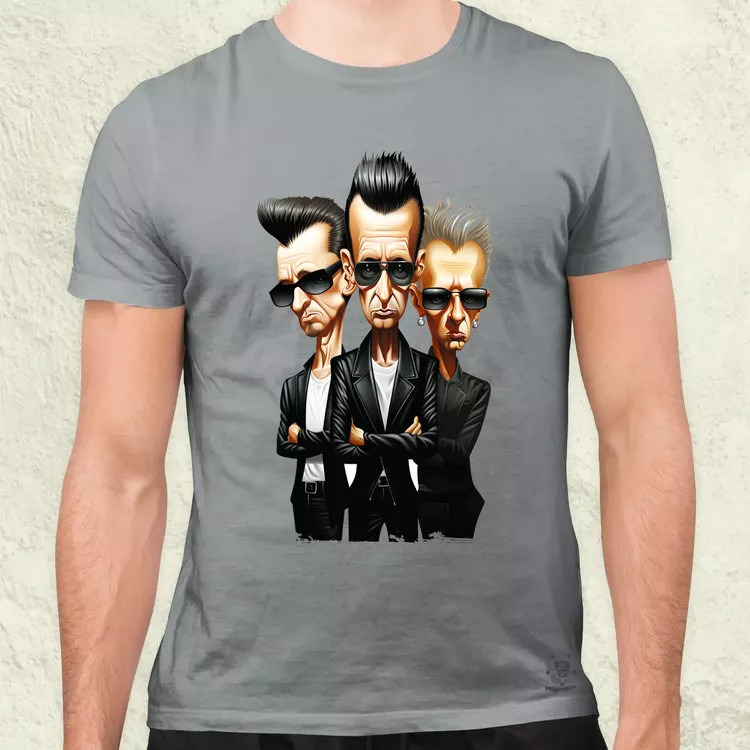 Depeche Mode karikatúra v1 férfi póló