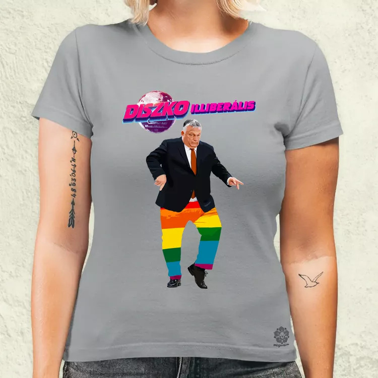 Diszkóilliberális női póló