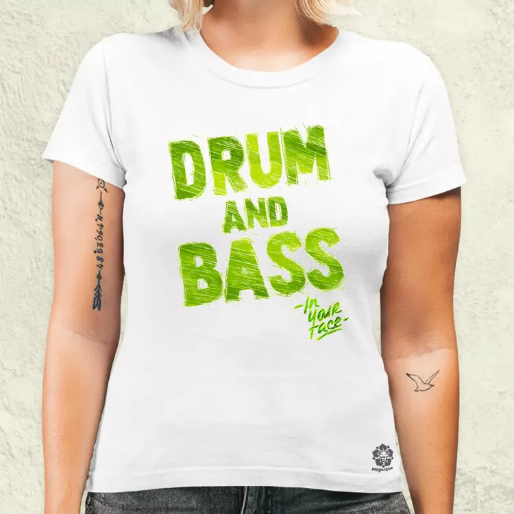 DnB in your face női póló