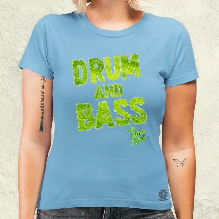 DnB in your face női póló