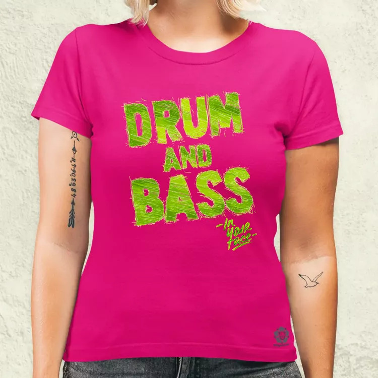DnB in your face női póló