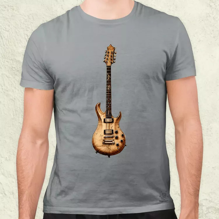 Elektromos gitár szkeccs v1 férfi póló