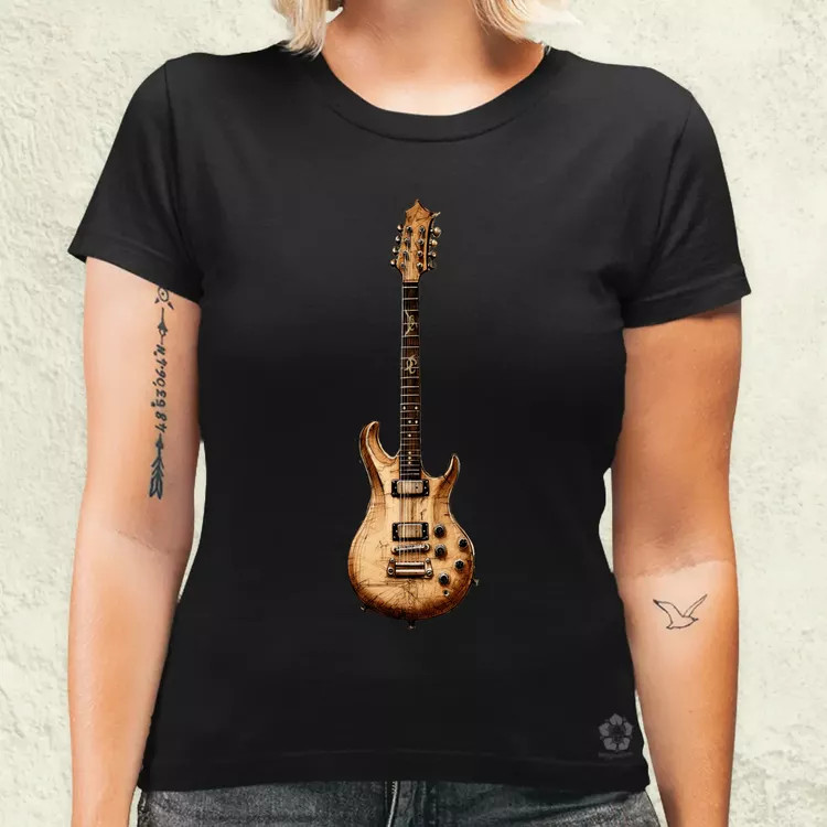 Elektromos gitár szkeccs v1 női póló
