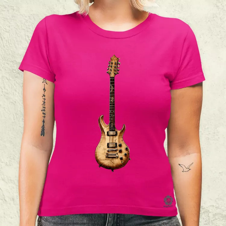Elektromos gitár szkeccs v1 női póló