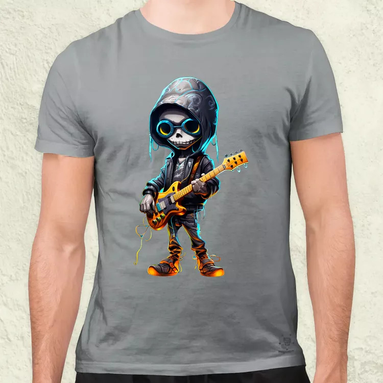 Gitáros srác v1 férfi póló