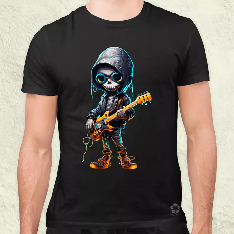 Gitáros srác v1 férfi póló