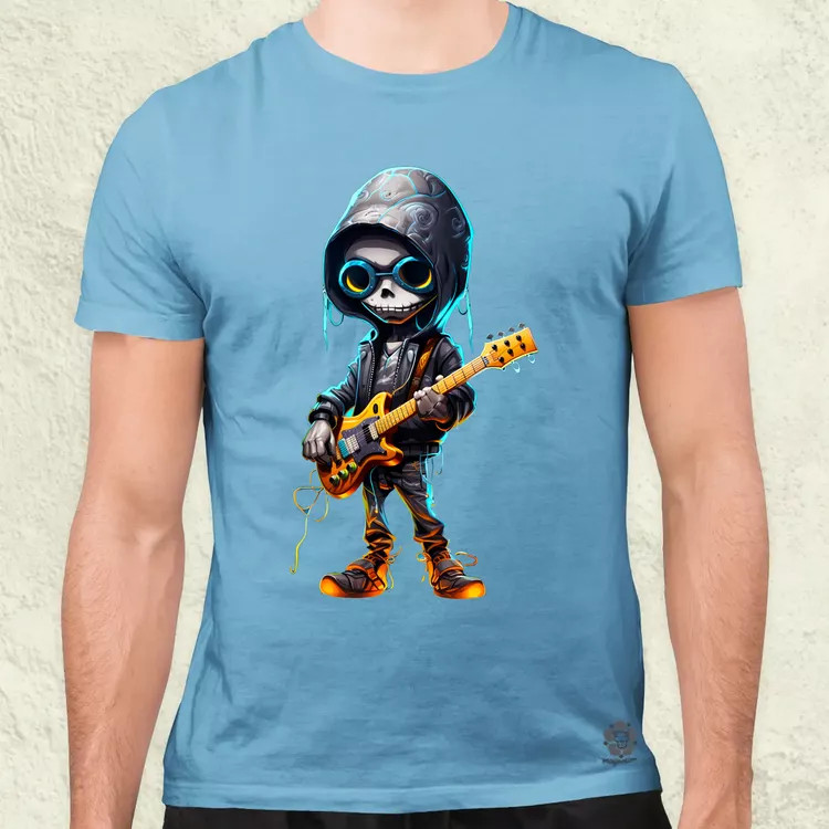 Gitáros srác v1 férfi póló